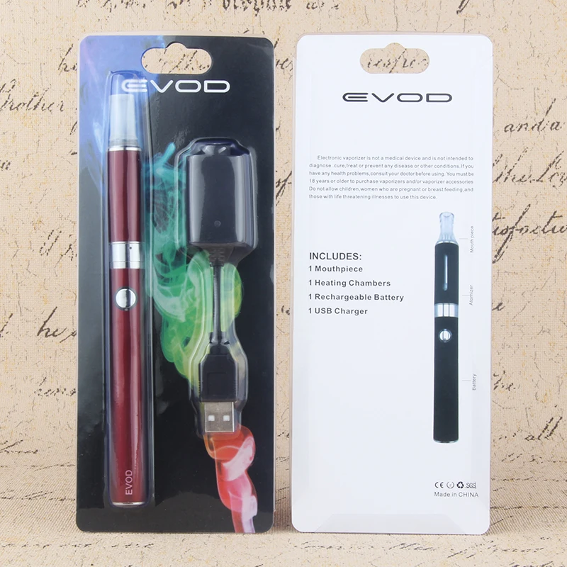 EVOD MT3-Kit de démarrage électronique pour vapoteur, ensemble de stylos ovale guilé, vaporisateur E-Laguna ette EGO, atomiseur 900 ml, 2.4 mAh