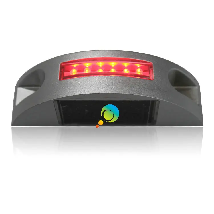 Steady mode high quality one side road stud LED landscape light aluminum shell red LED road stud marker