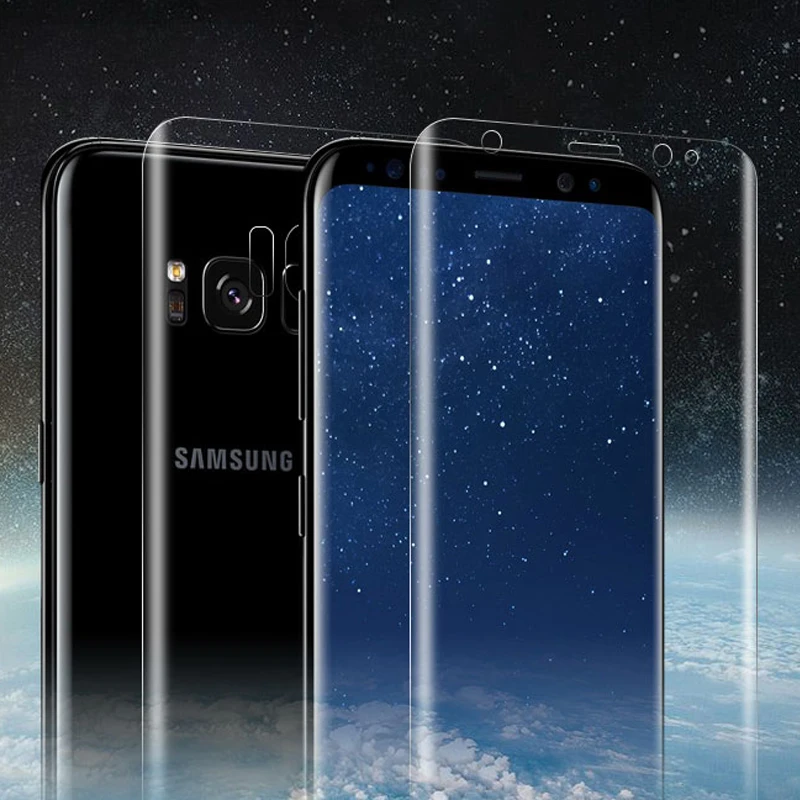 3Pcs 3D Front Back Soft Full Cover Screen Protector Film For Samsung Galaxy S6 edge Plus S7 edge S8 S9 S10 Plus Note 8 7 FE 9