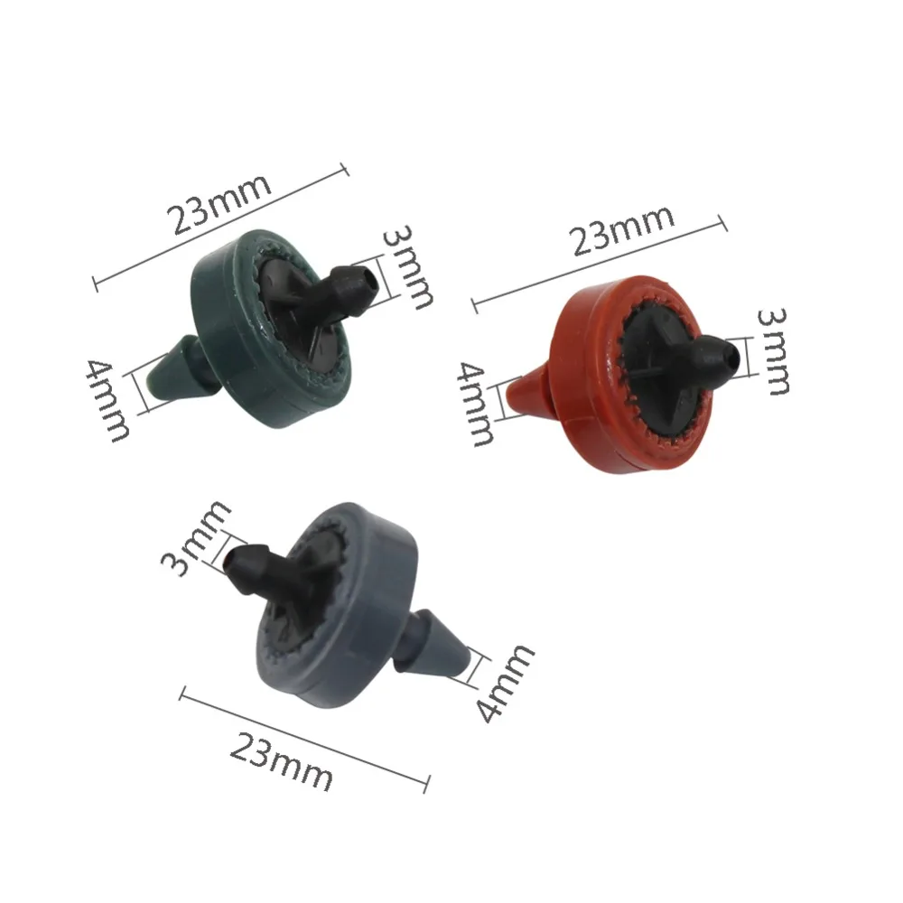 40pcs 2L 4L 8L Steady Flow Mini Dripper Automatic Pressure Compensation Regulataion In Dripper Garden Agriculture Drip Fittings
