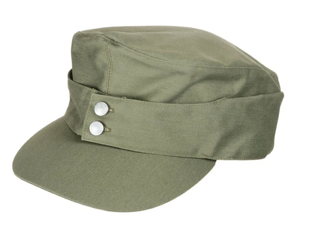 WWII German Army EM Summer Panzer m43 Field Cotton Cap Green Sizes