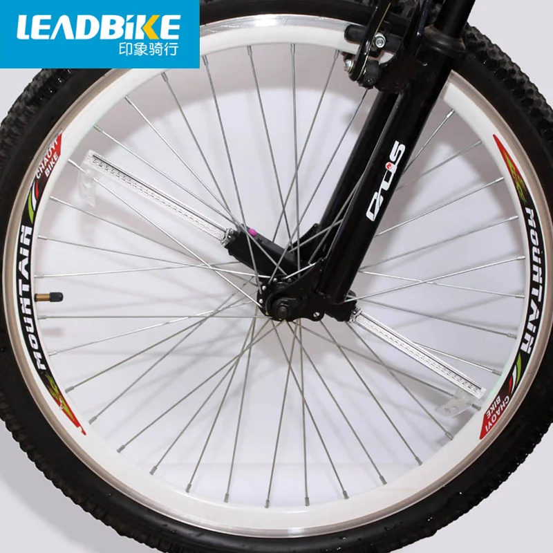 Leadbike Bicycle Wheel Lights 32 Patterns 36 LED Flash Valve Cap Cycling Light MTB Bike Spoke Tire Light Cool Shining Colorful