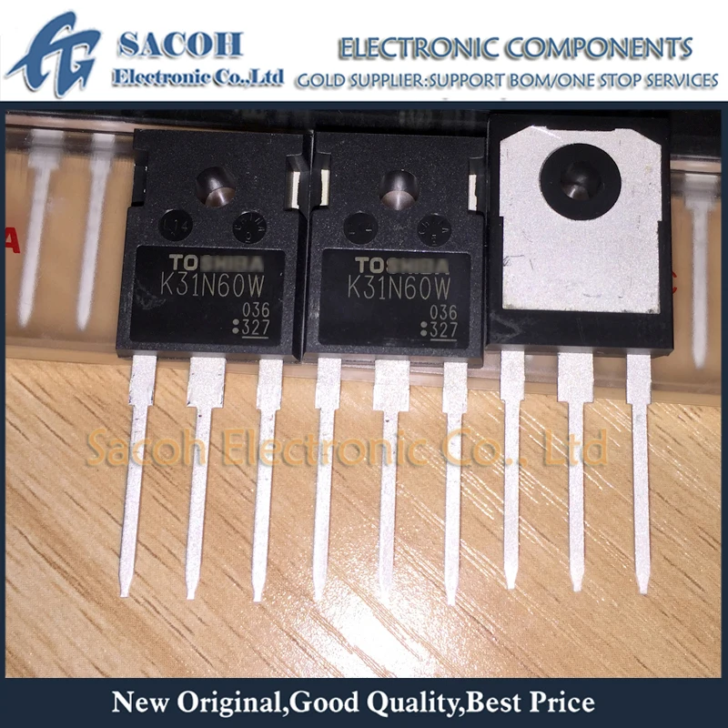 Refurbished Original 5Pcs/Lot TK31N60W K31N60W OR TK31N60W5 K31N60W5 TK31N60 TO-247 30.8A 600V Silicon N-Channel MOS Transistor