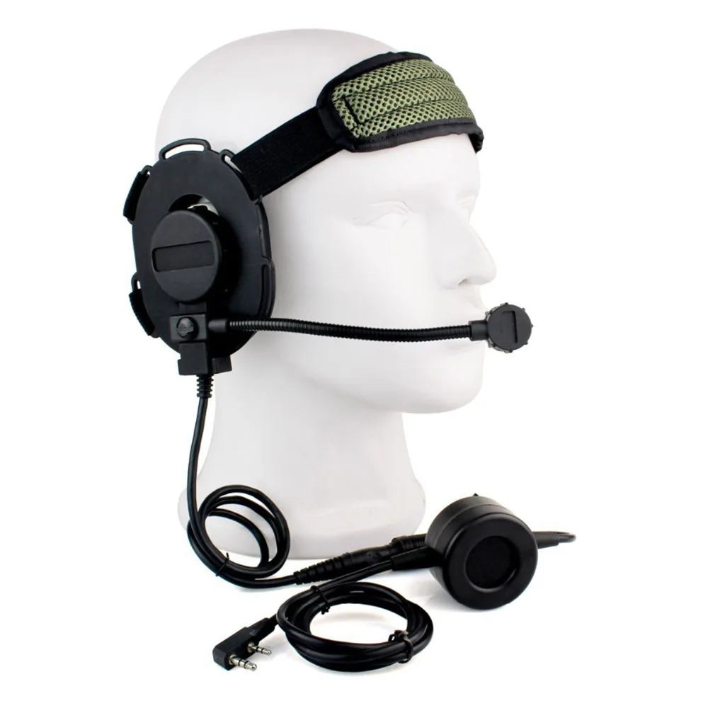 

for Kenwood BaoFeng UV-5R HD03 Z Tactical Bowman Elite II Headset with U94 PTT for Kenwood Radio Baofeng UV-5R GT-3 UV82 WOUXUN