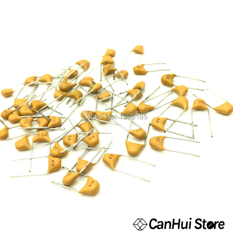 100 pcs 50 V monolithic keramische condensator 10PF ~ 10 UF 22PF 47NF 220NF 1NF 4.7 UF 1 UF 100NF 330NF 0.1 UF 102 104 105 106 1