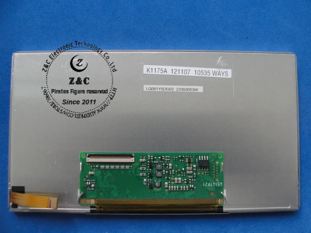 

LQ061Y5DG02 LQ061Y5DG01 Brand New Original 6.1 inch TFT LCD Screen Display Panel for Car GPS Navigation System for SHARP