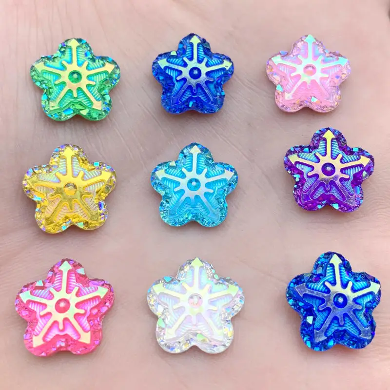 50pcs14mm Flower Tree Special Shaped Diamond Painting Needlework Rhinestone 5d Drill DIY Crystal Painting