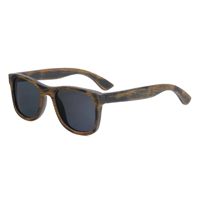 BerWer 4 Colors Polarized Bamboo Wood Sunglasses Women Men Mirror Coating Lenses Eyewear 2024