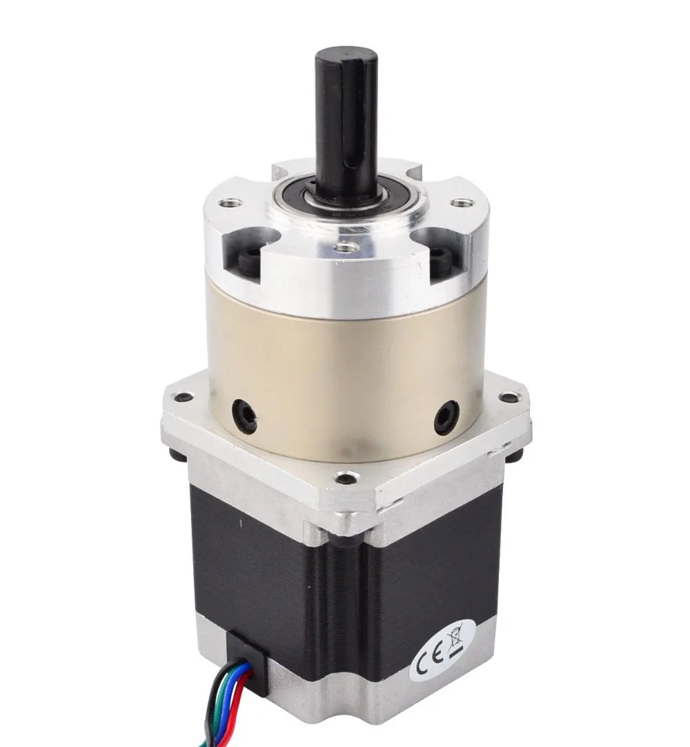 Nema 23 Stepper Motor Planetary Gearbox Gear Ratio 4:1 Bipolar motor 1.25Nm 2.8A for DIY CNC 3D Printer