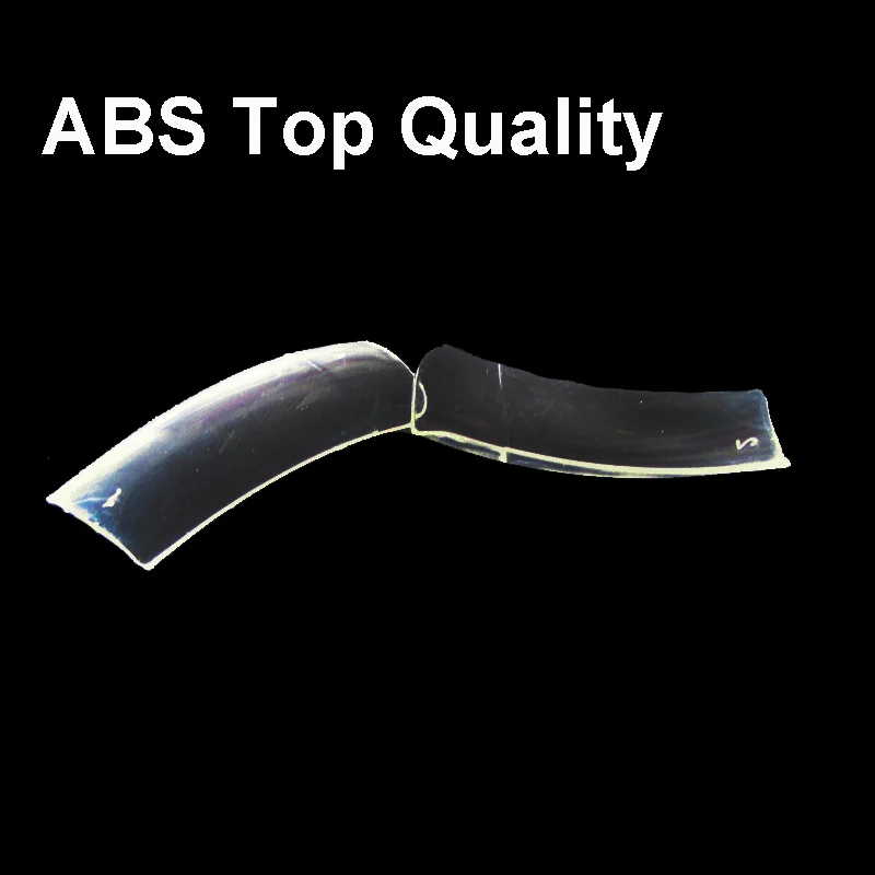 500pcs Nail Tips Half Cover Artificial Art False Nails Salon Fake Nail Tips Transparent  DIY Manicure Sets High Quality unhas - 图片 2