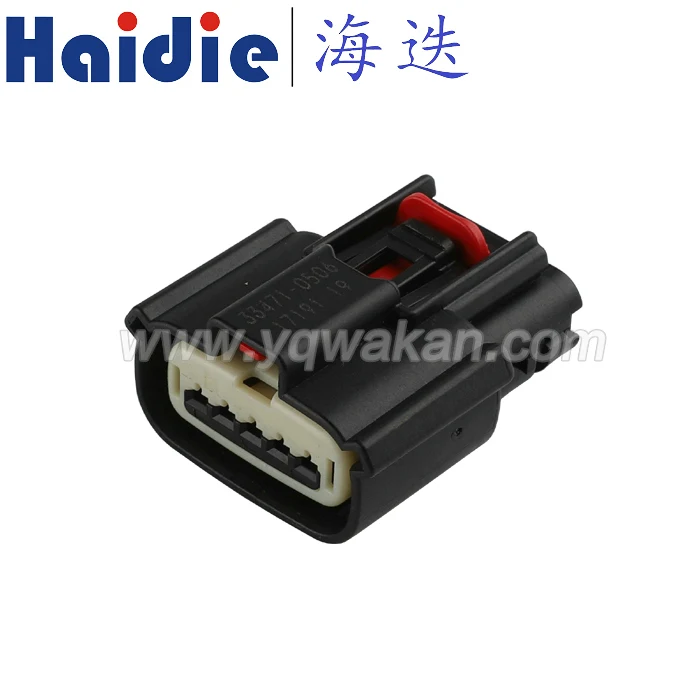 Free shipping 5sets 6pin Auto Electri  harness  plug cable   connector 33471-0506