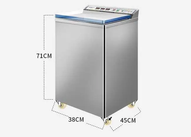 

Wet and Dry Food Sealer 220V Commercial Vacuum Food Packing Machine Double Tea Sealing Machine ZK-600