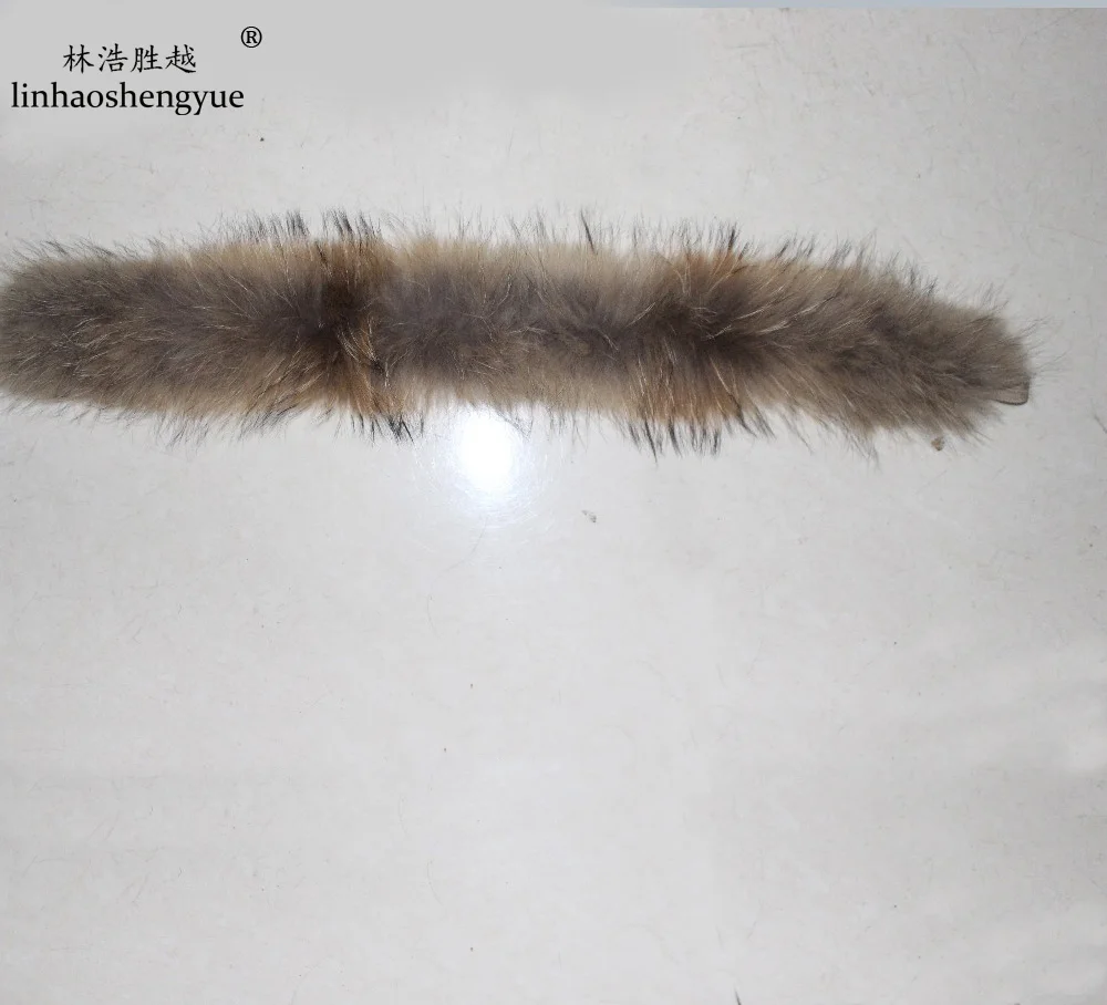 Linhaoshengyue-All-Match Raccoon Fur Article Cap, 70cm