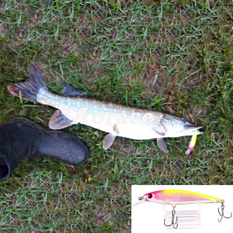 1pcs Minnow Fishing Lures 3D Eyes Floating Laser Hard Aritificial wobbler Crankbait Plastic Baits Pesca Isca 11cm 13.5g