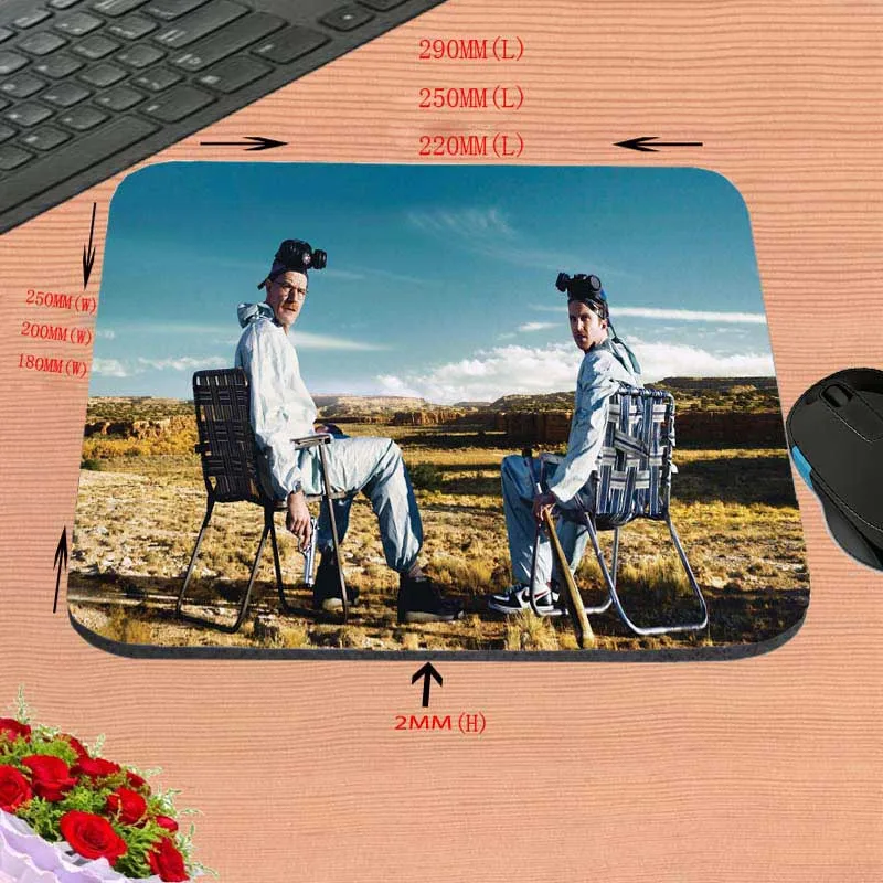 Breaking Bad Anti-Slip Laptop Gaming Mouse Pad Deskmat Desktop Accessories Mouse Mat Computer Offices Full Gamer Pc Carpet