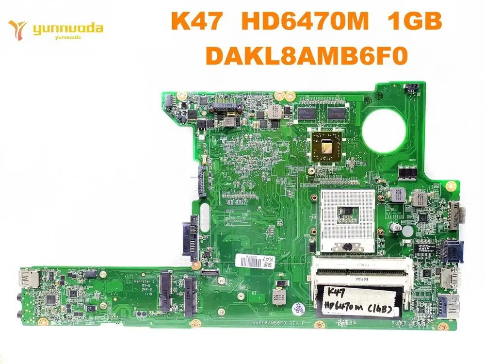 

Original for Lenovo K47 laptop motherboard K47 HD6470M 1GB DAKL8AMB6F0 tested good free shipping