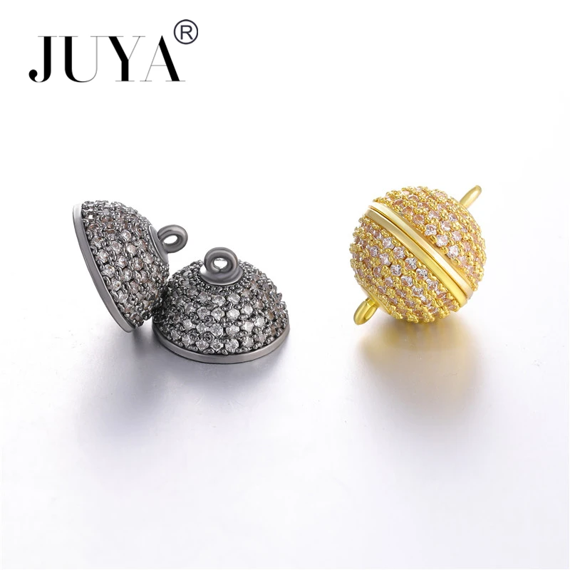 2 Pcs Supplies Jewelry Copper Zirconia Girl Mama Connectors For Jewelry Making Baby Foot Snowflake Pendants Ball Magnetic Charms