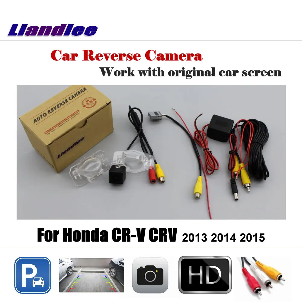 

Car Original Small Display Rear View Image Reverse Camera HD CCD CAM For Honda CR-V/CRV 2013-2015 Auto Parking Accessories