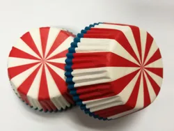 50x Stirpe Grid rainbow wedding paper Cupcake Liners Red Green Black Blue muffin cup cake baking mold case holder wrapper tool
