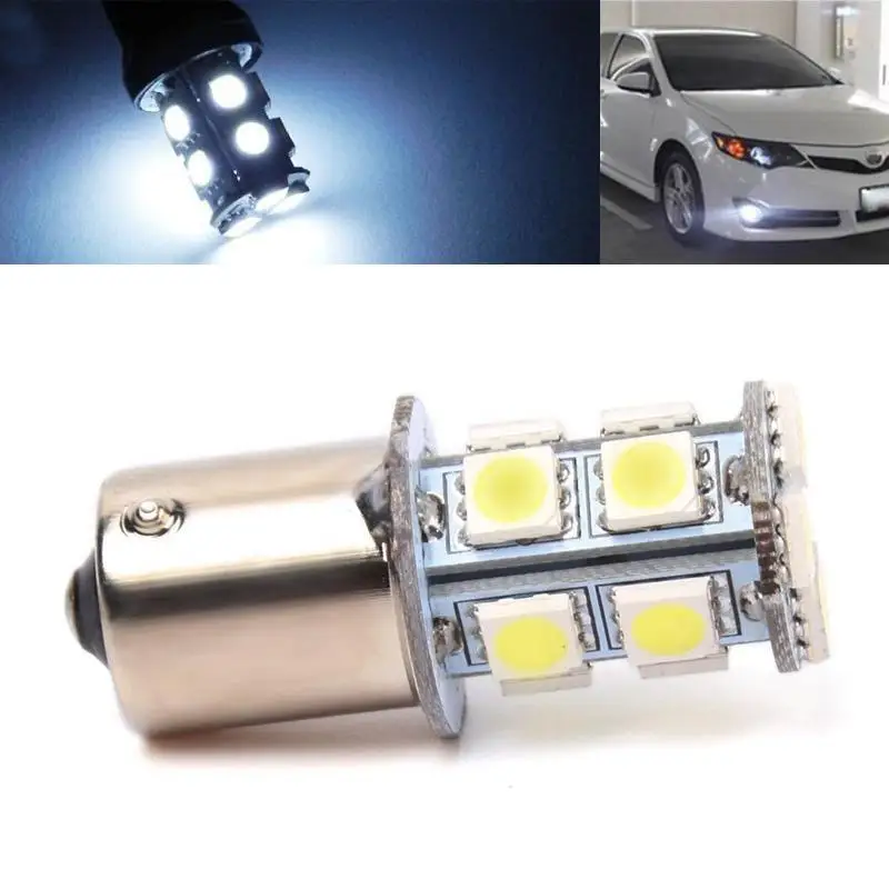 1156 1157 BA15S 13 Led 5050 Auto Rear Reverse Bulbs DC 12V Car Led Turn Parking Signal Lights Brake Tail Lamps #QH037