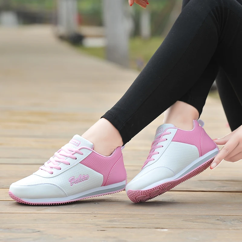 

Golf Shoe Ladies Sports Wind Leather Waterproof Non Slip Nails Women Shoes Net Flat Wild Sneakers Shoes Woman Breathable Fitness