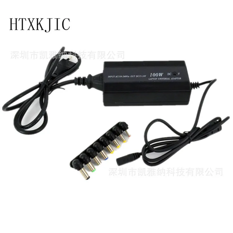 

100w Multifunctional laptop AC DC power adapter car charger for laptop/Mobile Phone/Notebook with USB Power supply 15connector