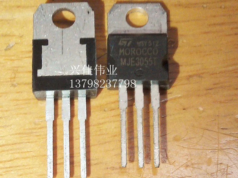 10PCS Line transistor MJE3055T TO220 60V / 10A / 75W NPN power transistor