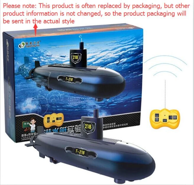 6 channel large remote control RC submarine nuclear submarine model toy boat toy Kids creative Toy educational toy best gifts