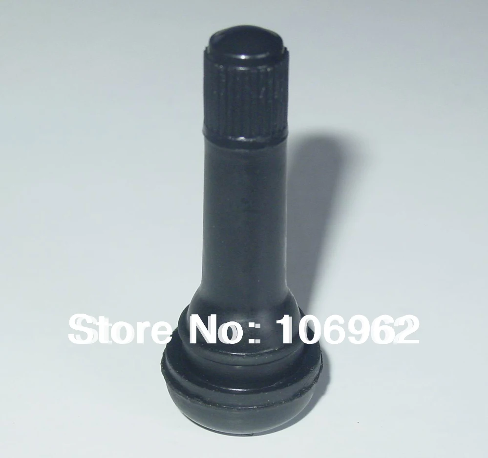 4pcs/lot TR414 Tire Valves Snap-in Tubeless Rubber Valves for Passenger Tyre Valve Stems Retail & Wholesale