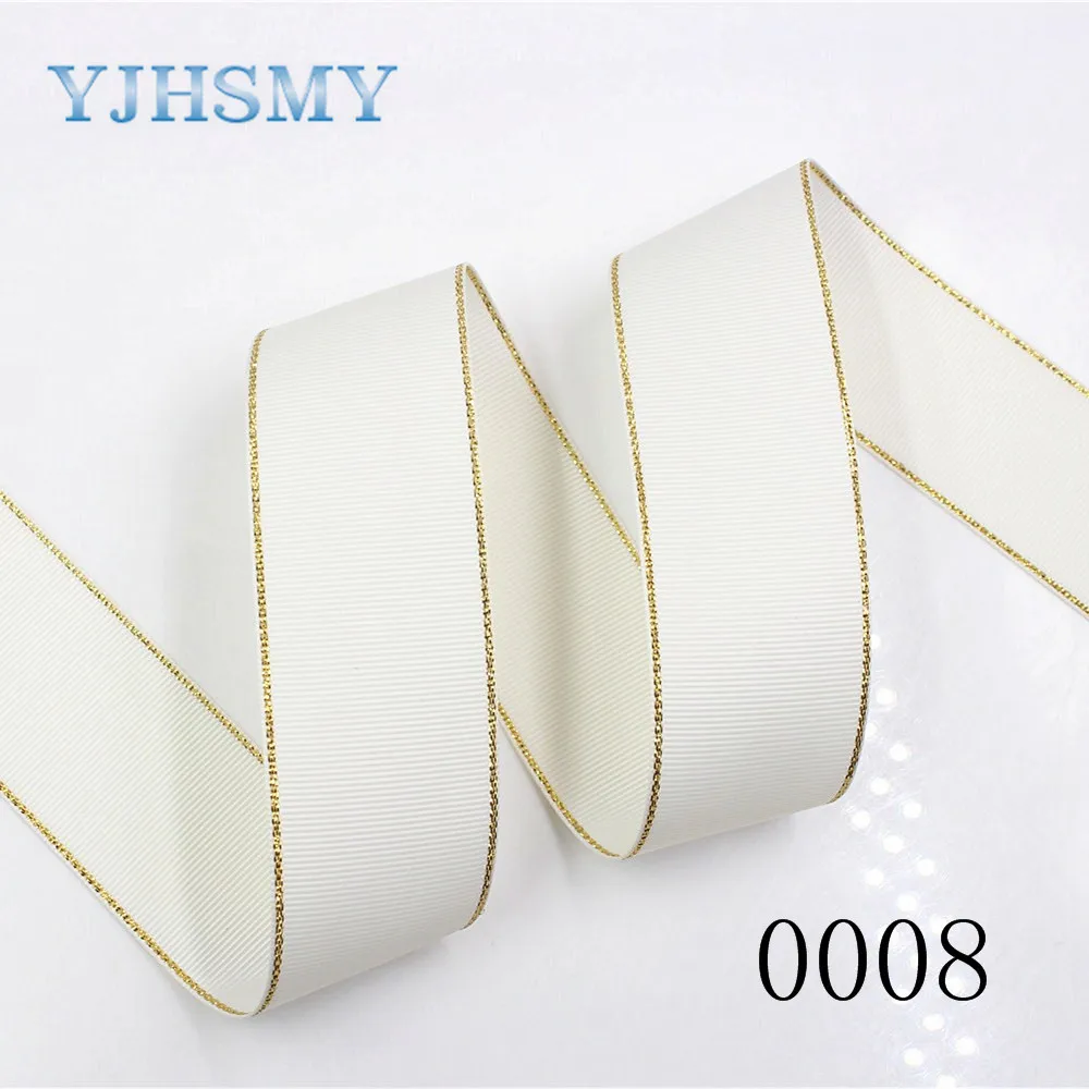 YJHSMY 1712263 38 mm 10 yards Phnom Penh double-sided ribbon Thermal transfer Printed grosgrain Wedding Accessories DIY material