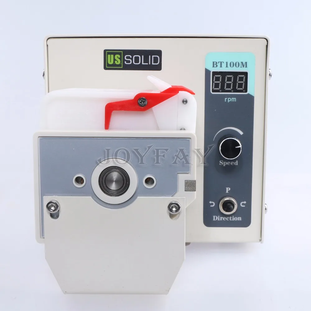 U.S. Solid Peristaltic Pump BT100M MC2 6 Roller 0.0008 - 45 ml/min per channel 2 channel