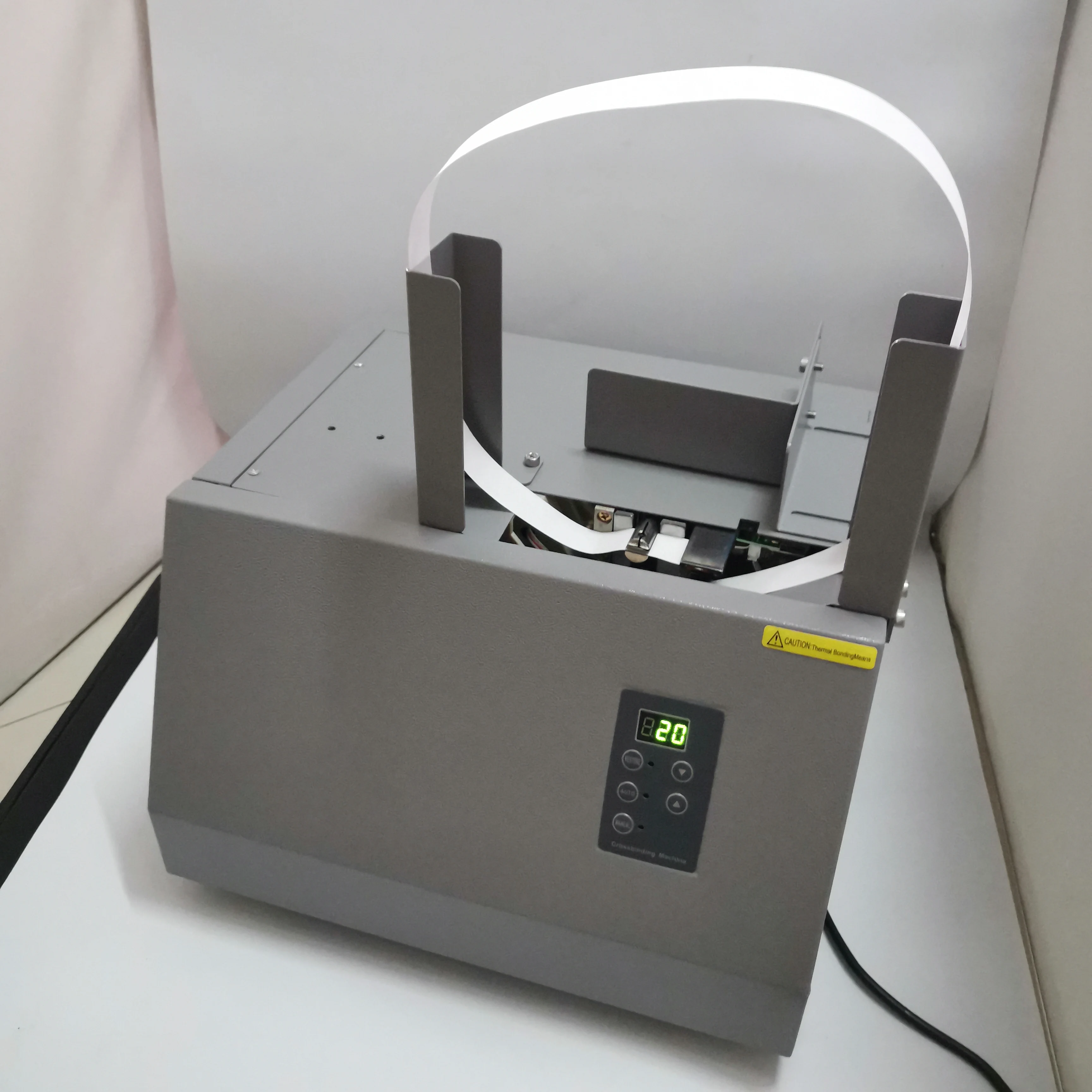 Automatic Banknote Invoice Bill Banding Machine Paper Tape Money Strapping  220V / 110V