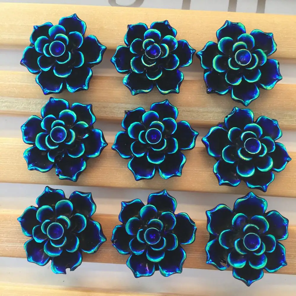 18 mm beautiful flower shaped resin female accessories DIY crafts scrapbook wedding accessories20pcs/lot-A14