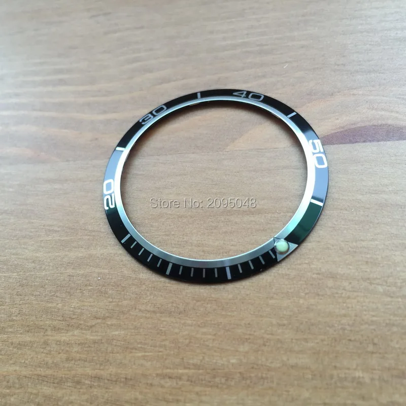 Luminous aluminum 41mm bezels inserts loop for OMG Omega seama planet ocean automatic Chronograph watch parts