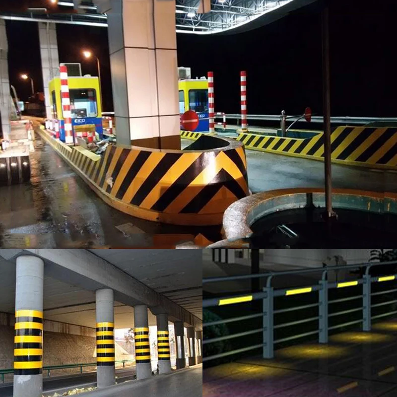 High quality Self-Adhesive Reflective Sticker Warning Strip Decal corrosion resistance