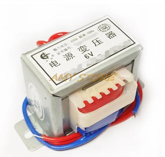 EI 57*35 25W Input 220V 50Hz Output  AC 6V 9V 12V 15V 18V 24V EI Ferrite Core Vertical Mount Electric Single Power Transformer