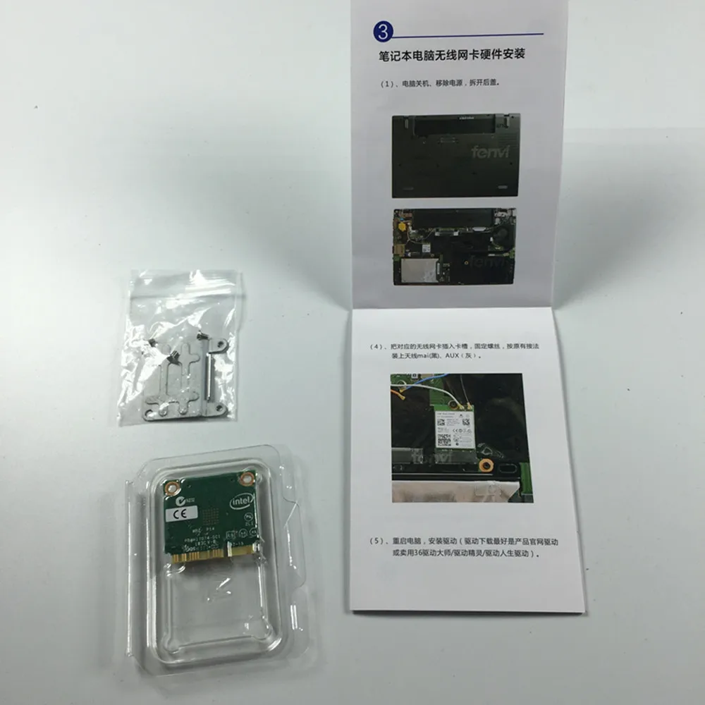 Intel 7260AC 72607260HMW 802.11ac Dual b And 2.4/5กิกะเฮิร์ตซ์Wi-Fiบลูทูธ4.0บัตร
