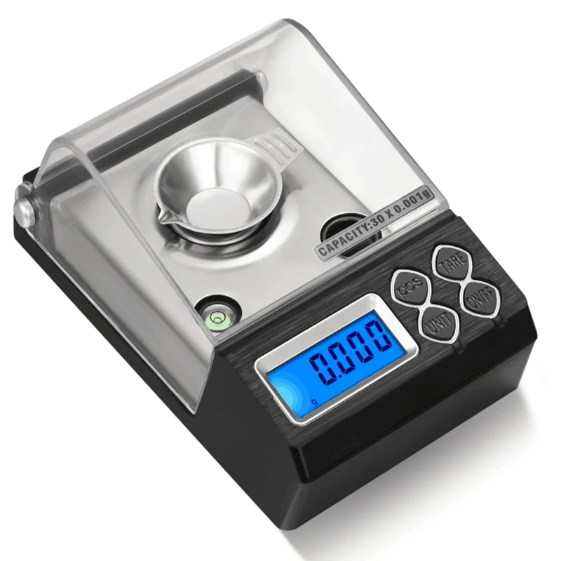 20g 30g 50g 0.001g Precision Portable Electronic Jewelry Scales Gold Germ Balance 0.001g Digital Counting Carat Milligram Scale