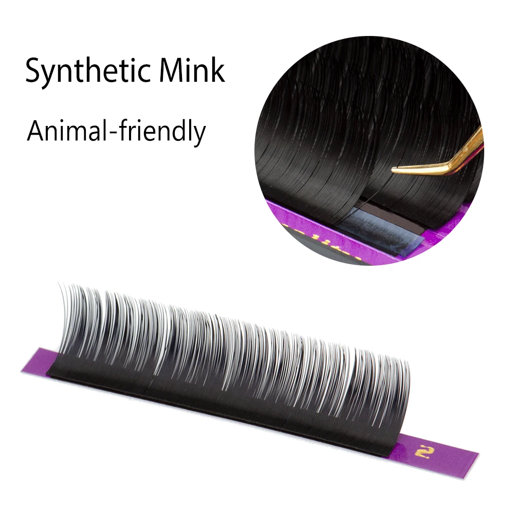 16Rows Faux lash individual eyelash extension lashes maquiagem cilios for professionals soft natural eyelash extension