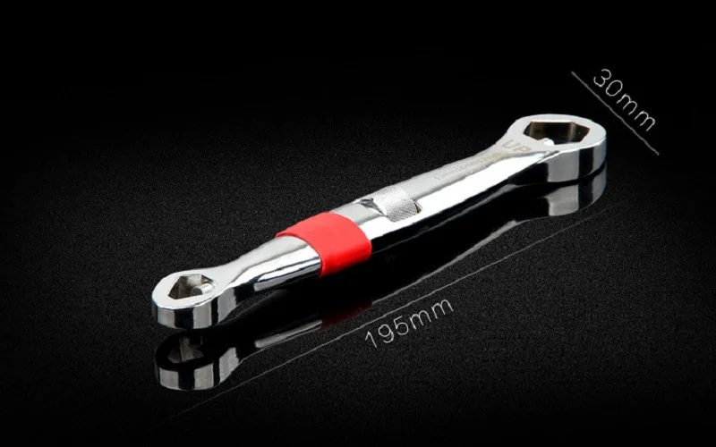 

NEW 23 In 1 Multifunctional Flexible Type Wrench 7 to 19mm Adjustable Wrench Spanner Top Quality