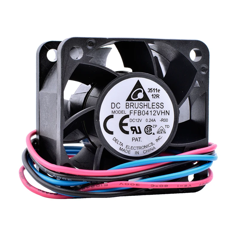 

FFB0412VHN-R00 4cm 4028 DC 12V 0.24A Double ball bearing large air volume power supply cooling fan