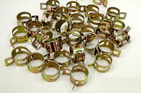 

Free Shipping 25mm 26mm 27mm 28mm Spring steel strip buckle clamp hand pipe hoop buckle tubing clamp Cable Clip water pipe clamp