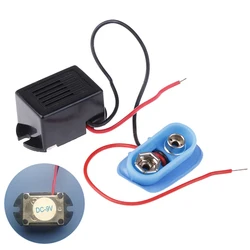 1Set Mechanical Buzzer 9V With Lead Vibrating Buzzer 22x16x14mm With Battery Holder Instrument Parts