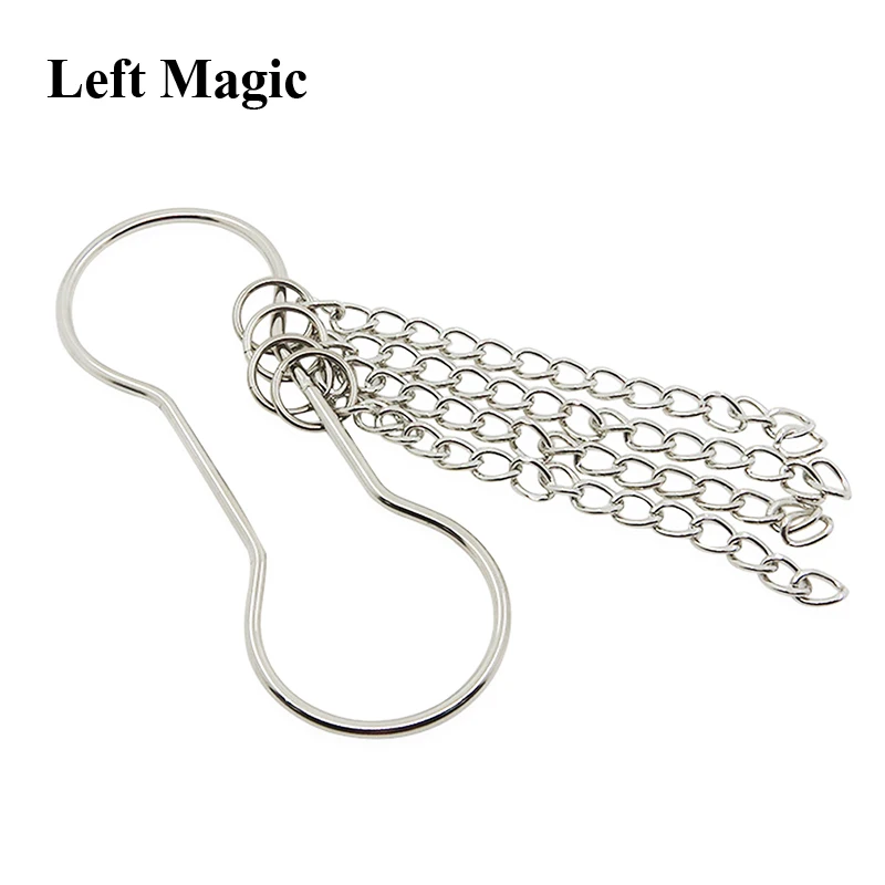 Chain Shackle Escape Handcuff Escape - Silver Color Magic Tricks Stage Close-Up Street Accessories Gimmick Comedy Mentalism