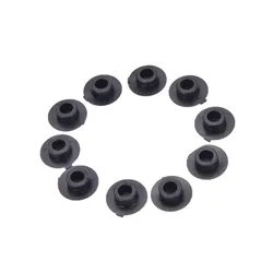 100PCS M4 M5 M6 M8 M10 Black Hex Socket Allen Bolt Screw Nut Hexagon Head Cover Cap Protector Fasteners Screws Covers Caps