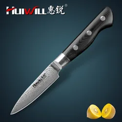 Huiwill 67 layers Japanese VG10 Damascus stainless steel kitchen 3.5