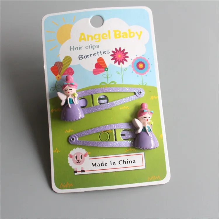 2PCS New Cute  Cat Princess BB Clips Girls Hair Accessories Kids Hairpins Children Headwear Baby Clips Headdress