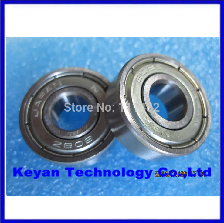 10pcs 608ZZ ABEC-7 Deep groove ball bearing,high-carbon bearing steel 8*22*7 mm 608 2Z    Integrated Circuits