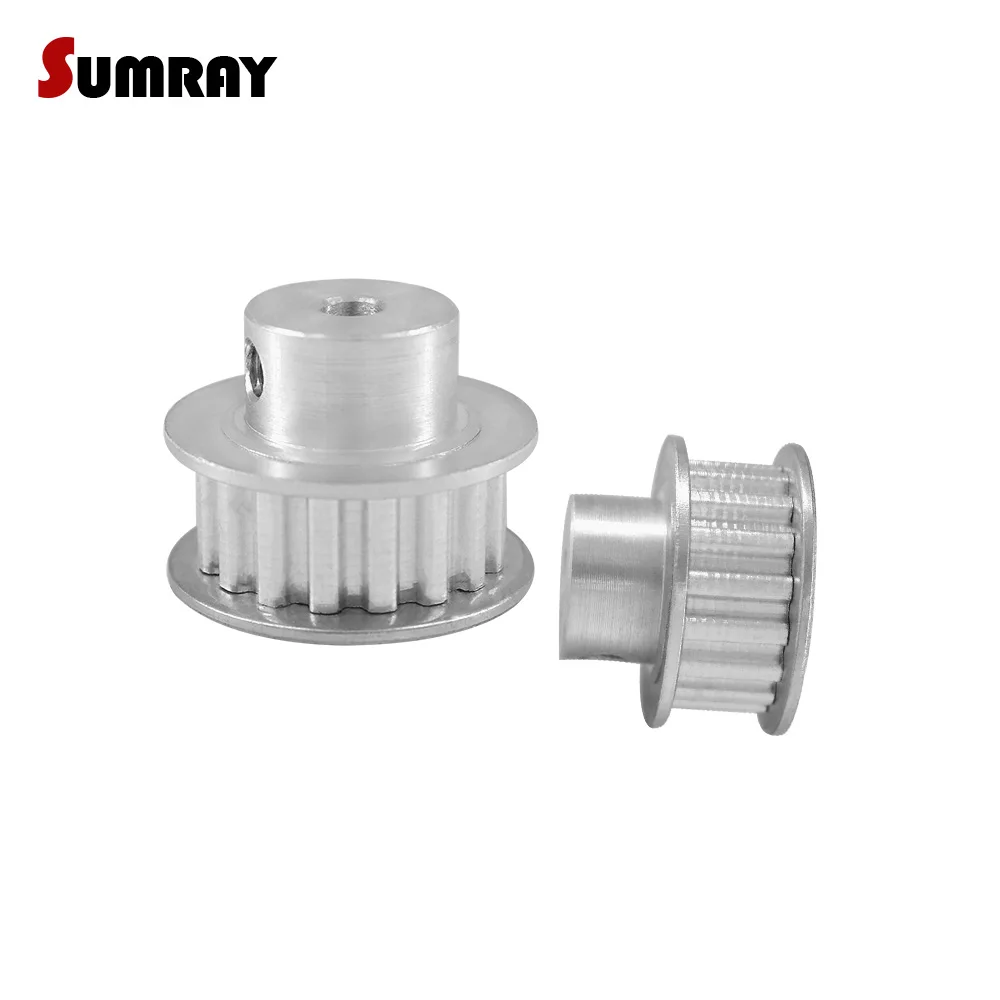 2pcs XL 16T Tooth Belt Pulley 5/6/8/10/12mm Inner Bore 11mm Width Aluminium Alloy Pulley Wheel for Sewing Machine