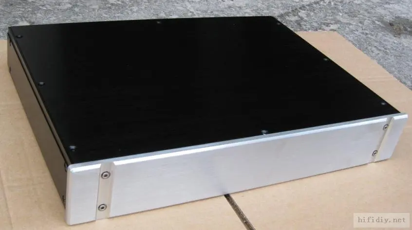 All aluminum amplifier chassis / Preamplifier / integrated amplifier case / AMP Enclosure / case / DIY box ( 430*70*308mm)